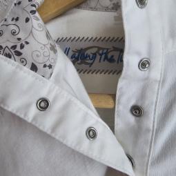 Polo Esperado de coucours blanc et sa superbe broderie